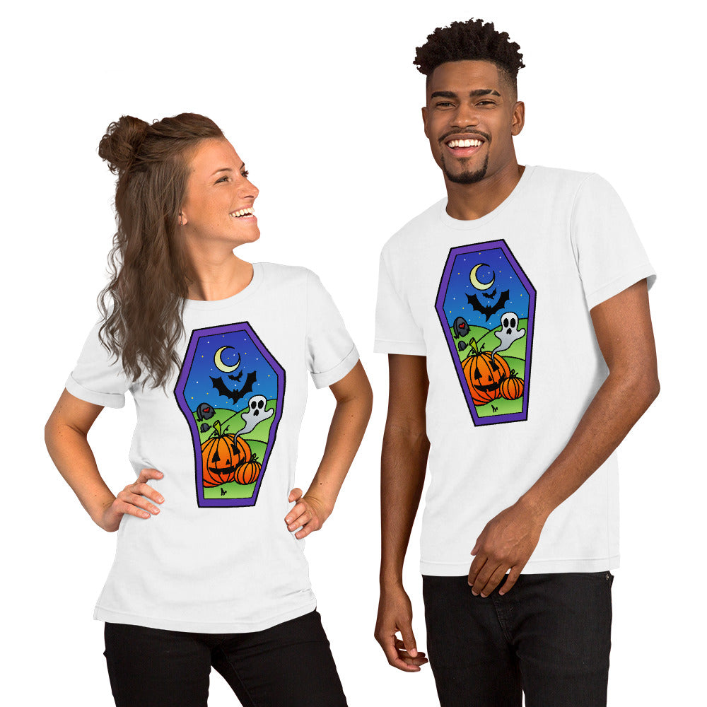 Pumpkins Have Ghosts? Unisex t-shirt