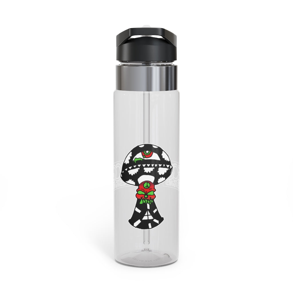 Black and White Skull Shroom Kensington Tritan Sport Bottle, 20oz