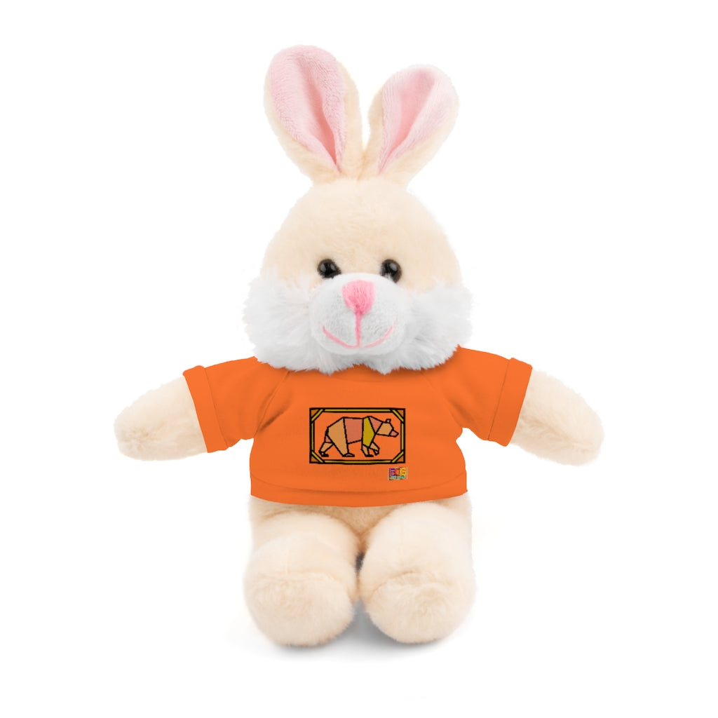 Orange Box Bear Stuffed Animals with Tee