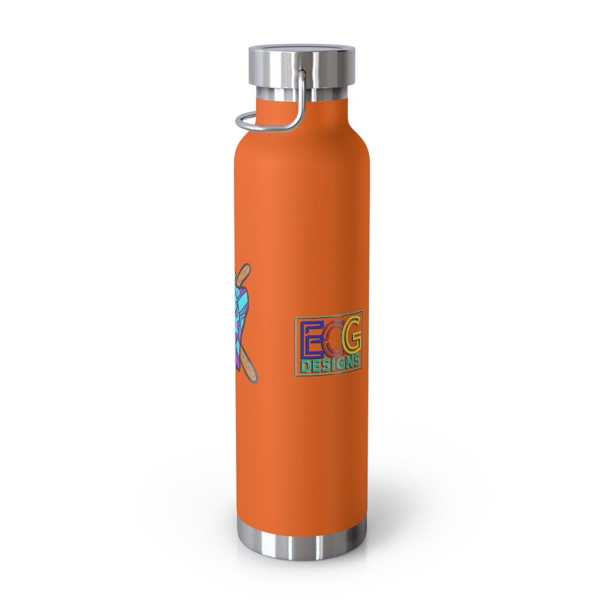 Blue and Purple Melted Popsicle 22oz Vacuum Insulated Bottle