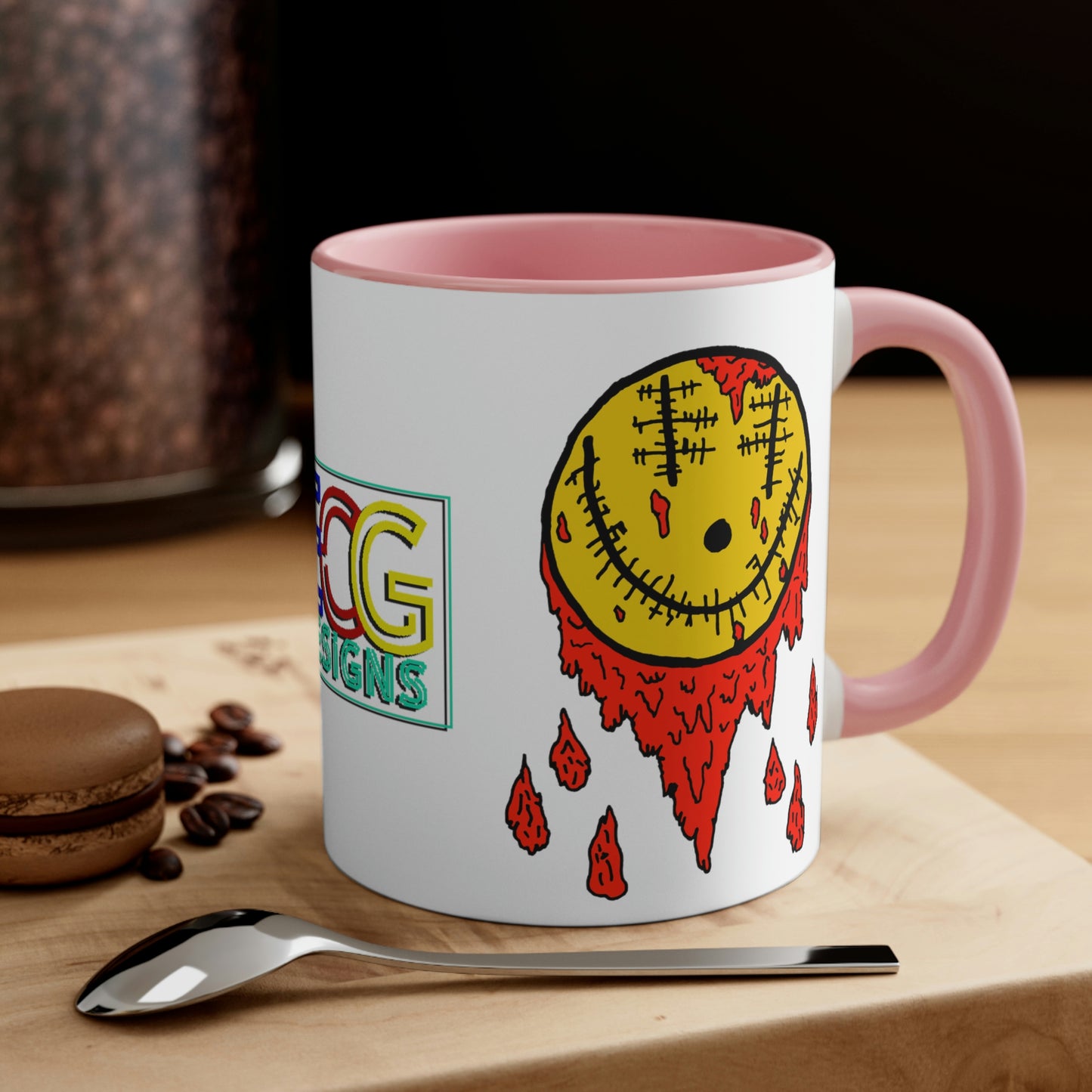 The Bloody Smile Accent Coffee Mug, 11oz