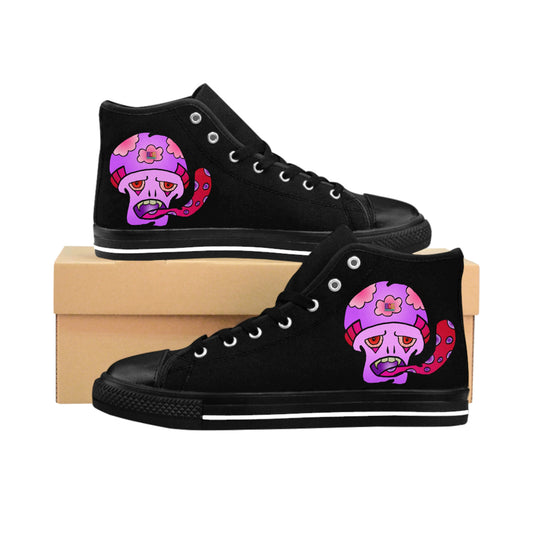 Pink Shroom Women's Classic Sneakers