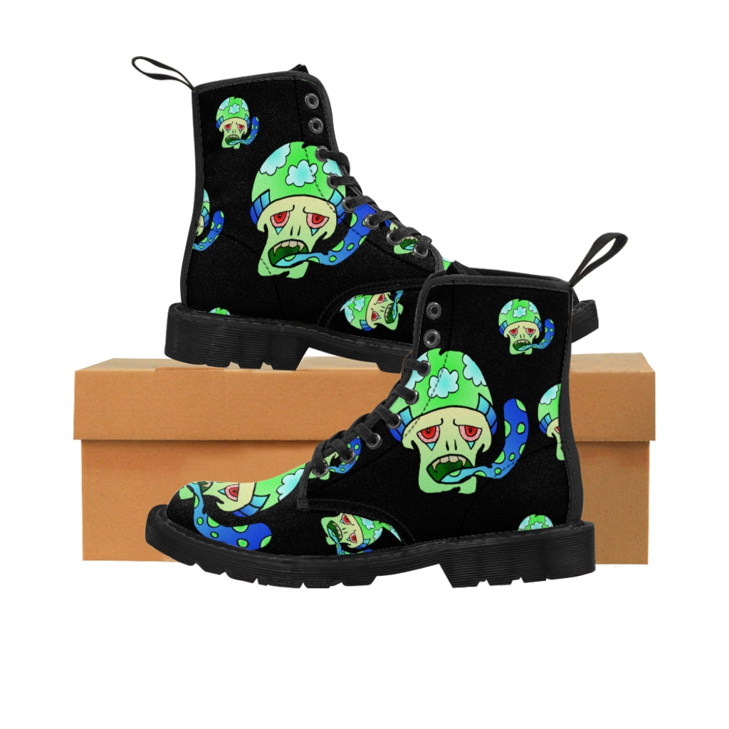 Green Shroom Men's Canvas Boots