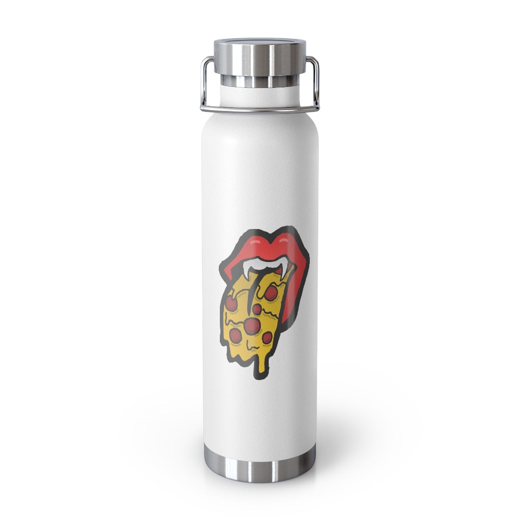 Red Pizza Tongue 22oz Vacuum Insulated Bottle