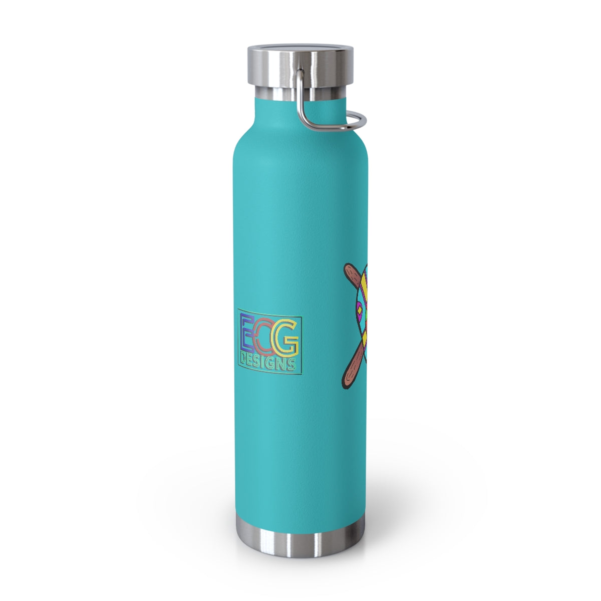 Multicolored Melted Popsicle 22oz Vacuum Insulated Bottle