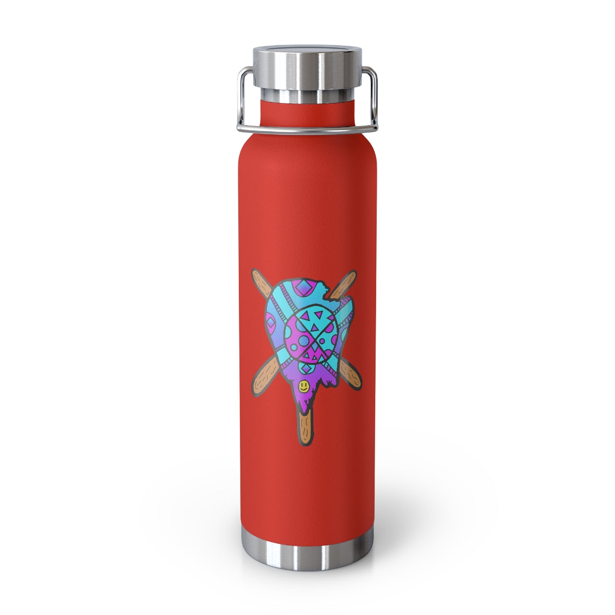 Blue and Purple Melted Popsicle 22oz Vacuum Insulated Bottle