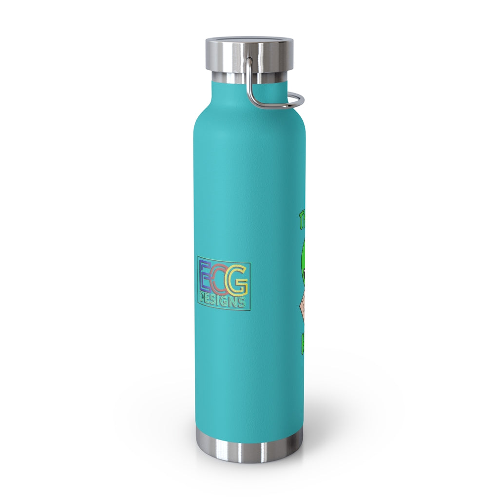 Green Alien 22oz Vacuum Insulated Bottle