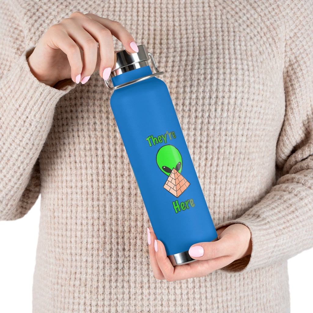 Green Alien 22oz Vacuum Insulated Bottle