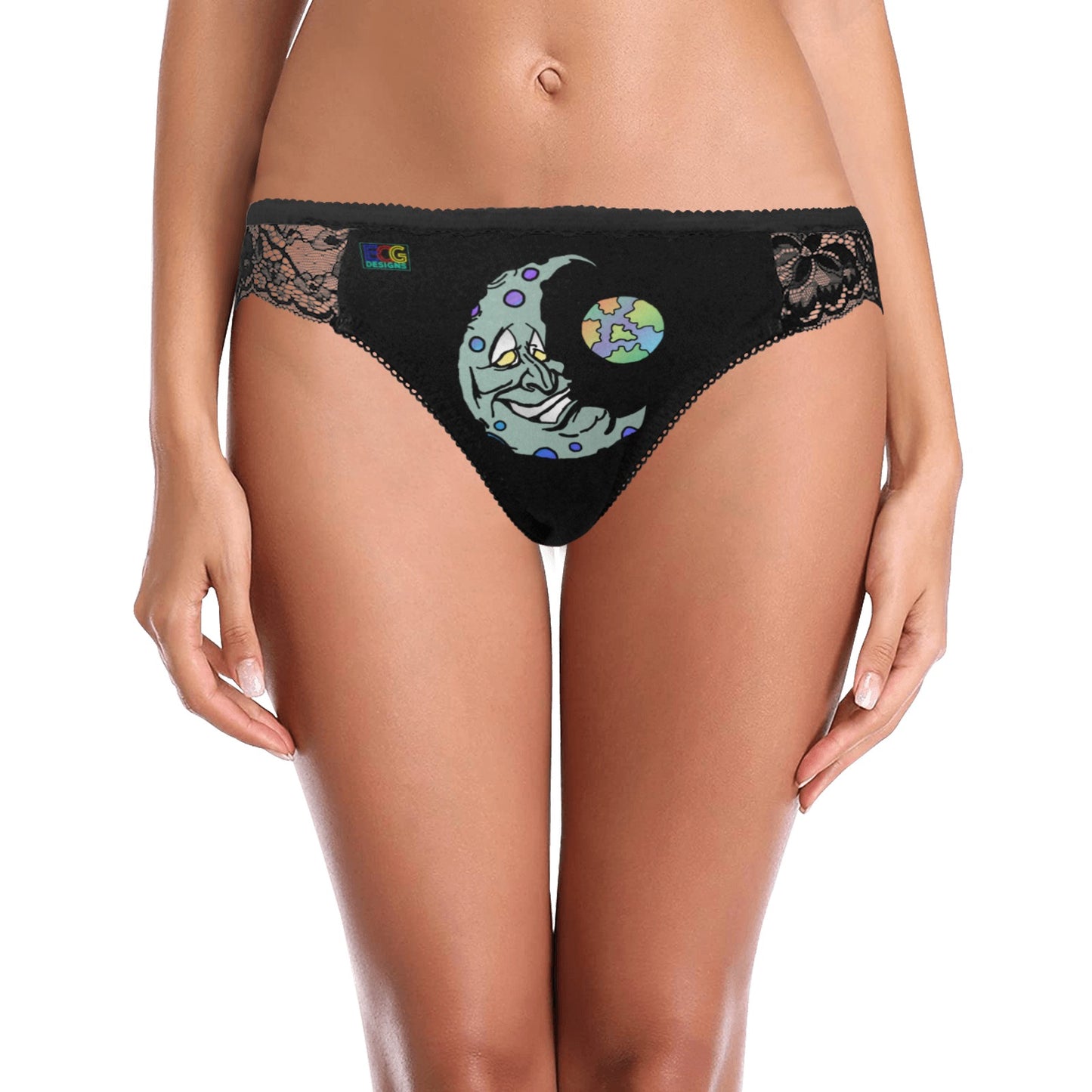 Green Moon Women's Lace Panty (Model L41)