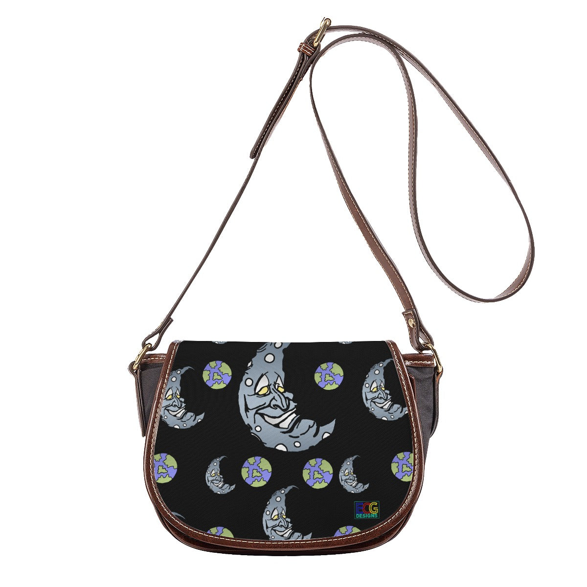 Silver Moon Tambourin Bag With Single Strap