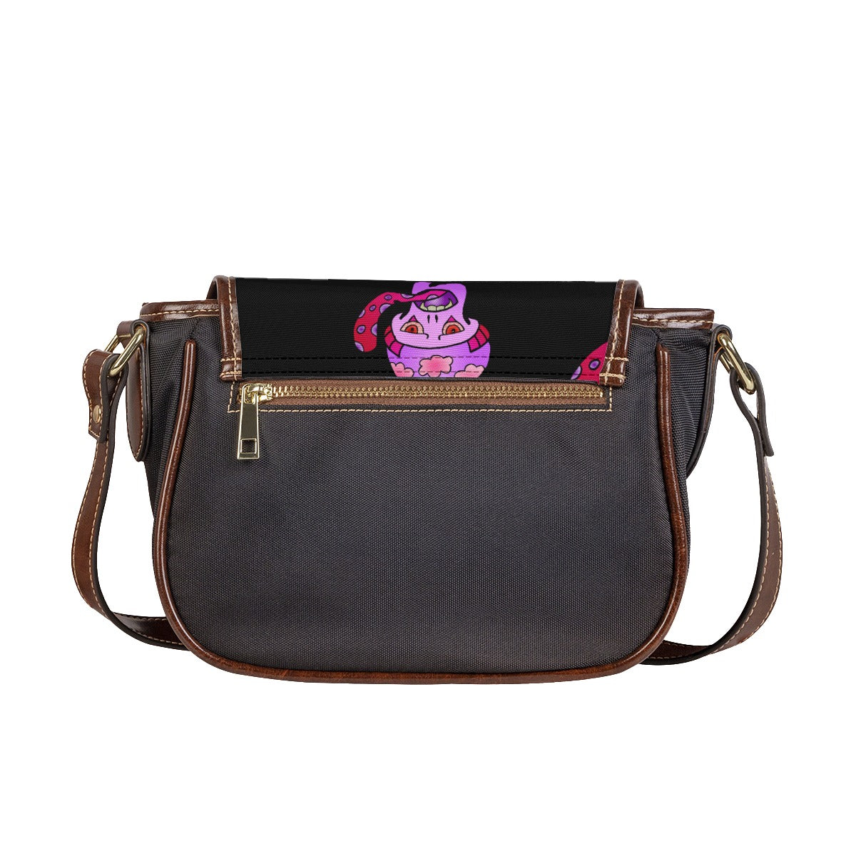 Pink Shroom Tambourin Bag With Single Strap