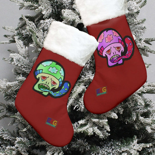 Fang Shroom Christmas Stocking (Red)