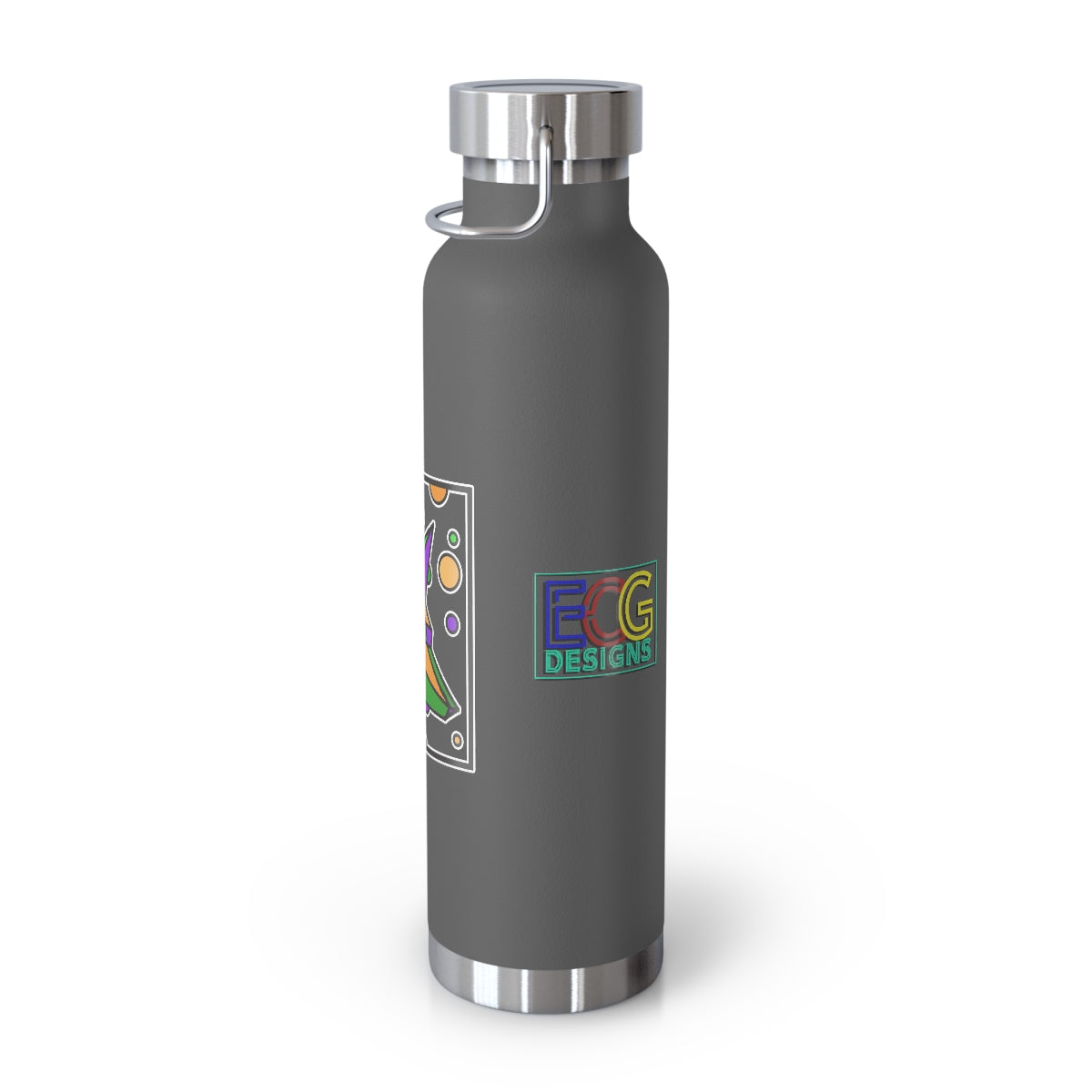 Mardi Gras Box Dog 22oz Vacuum Insulated Bottle