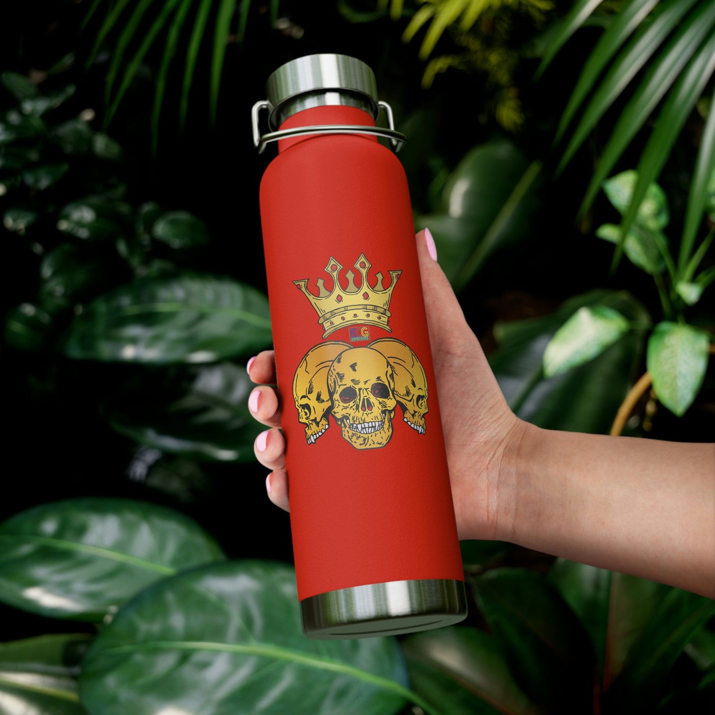 Triple Skull Crown 22oz Vacuum Insulated Bottle