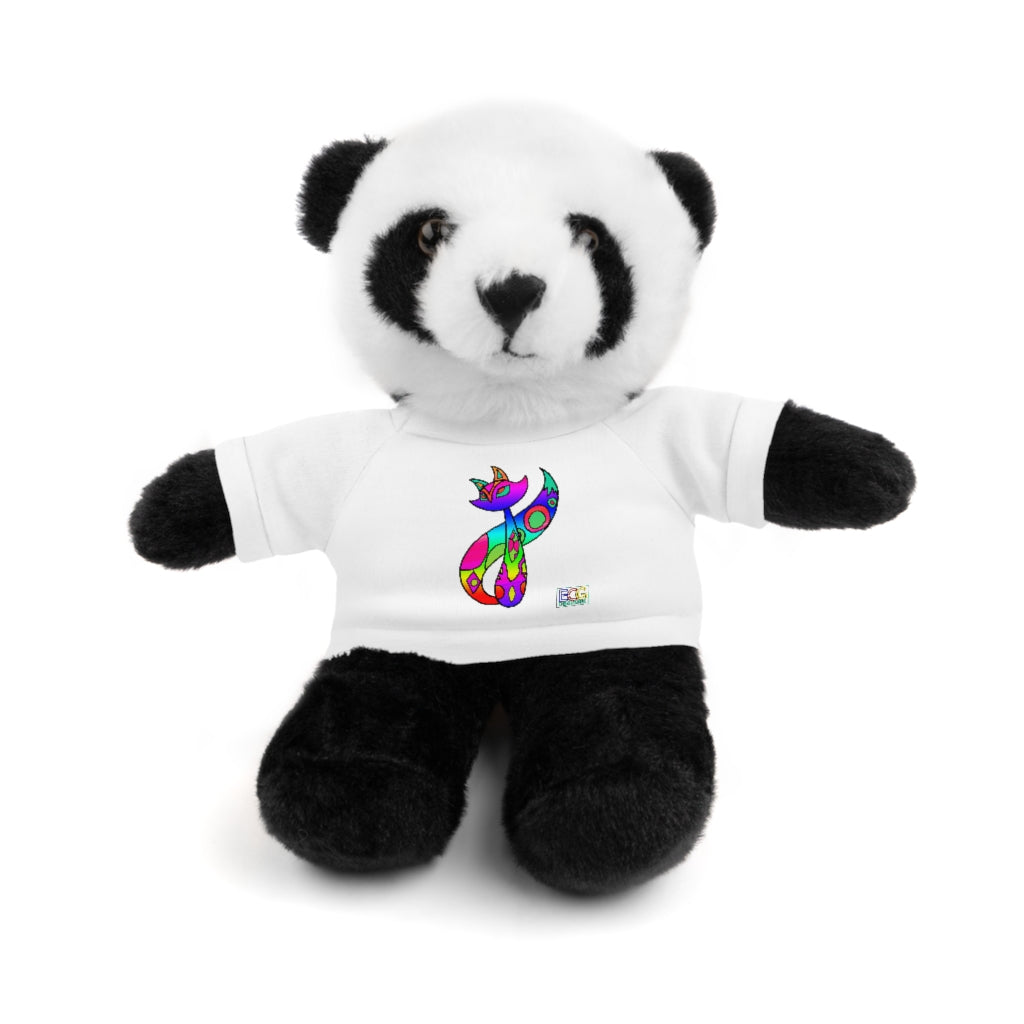 Rainbow Cat Stuffed Animals with Tee