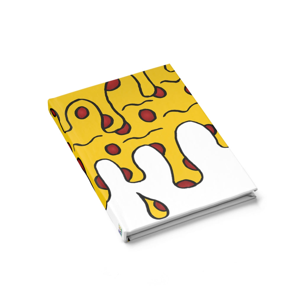 Cheesy Pizza Journal - Ruled Line