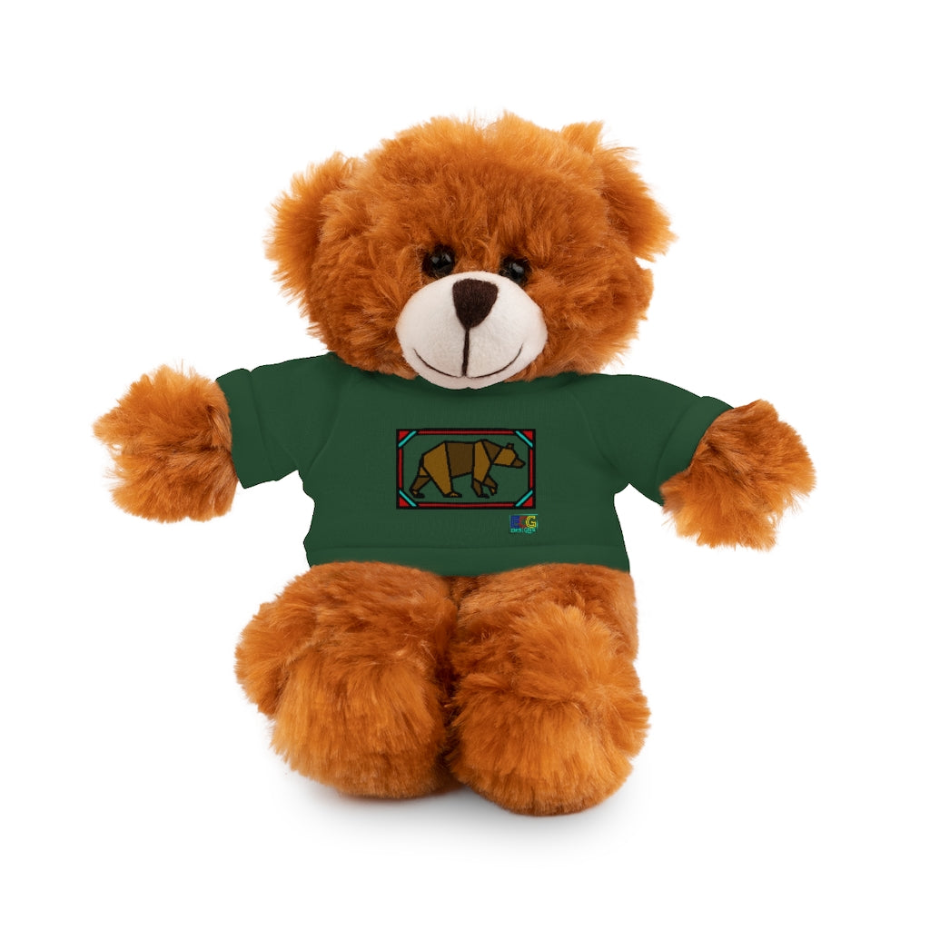 Brown Box Bear Stuffed Animals with Tee