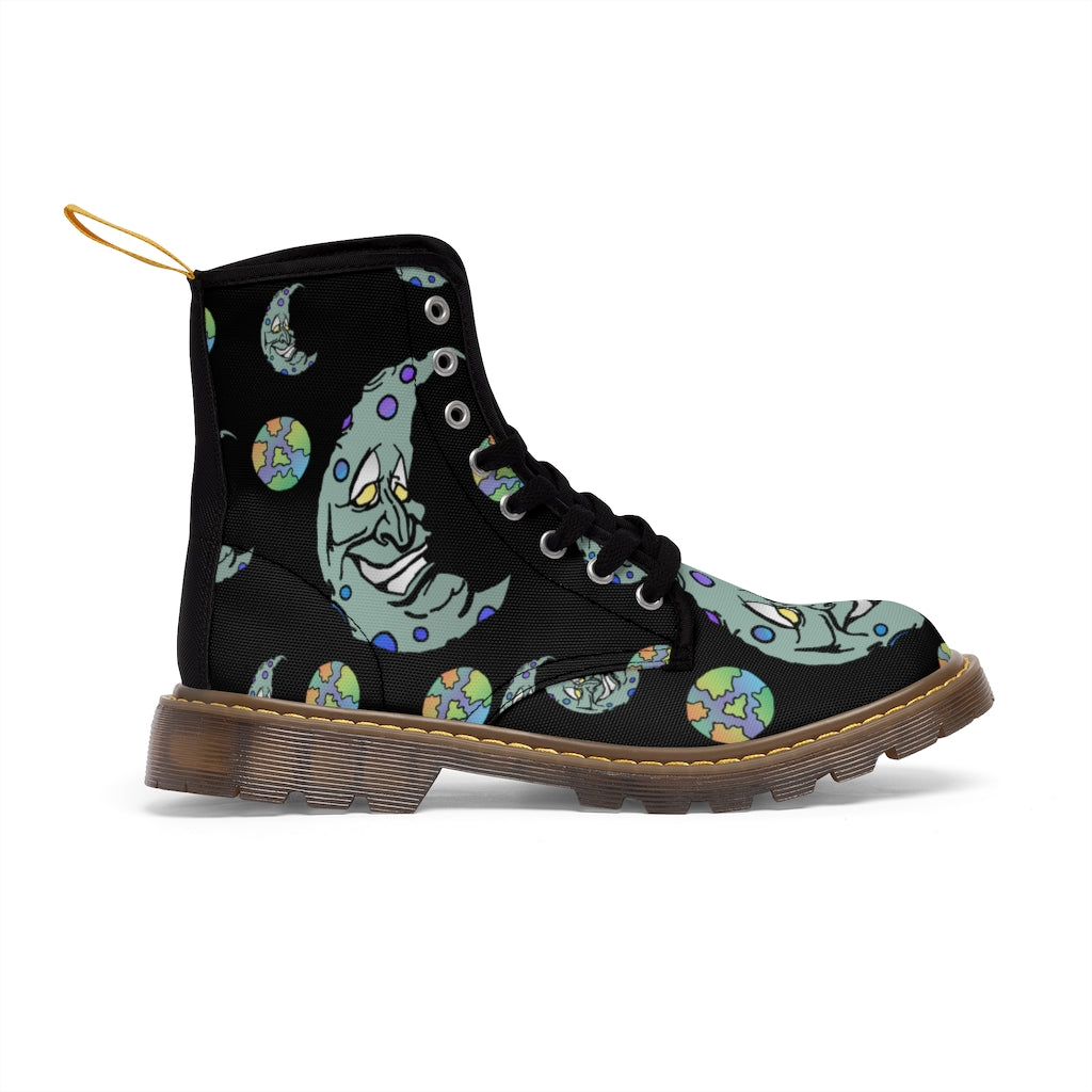 Green Moon Men's Canvas Boots