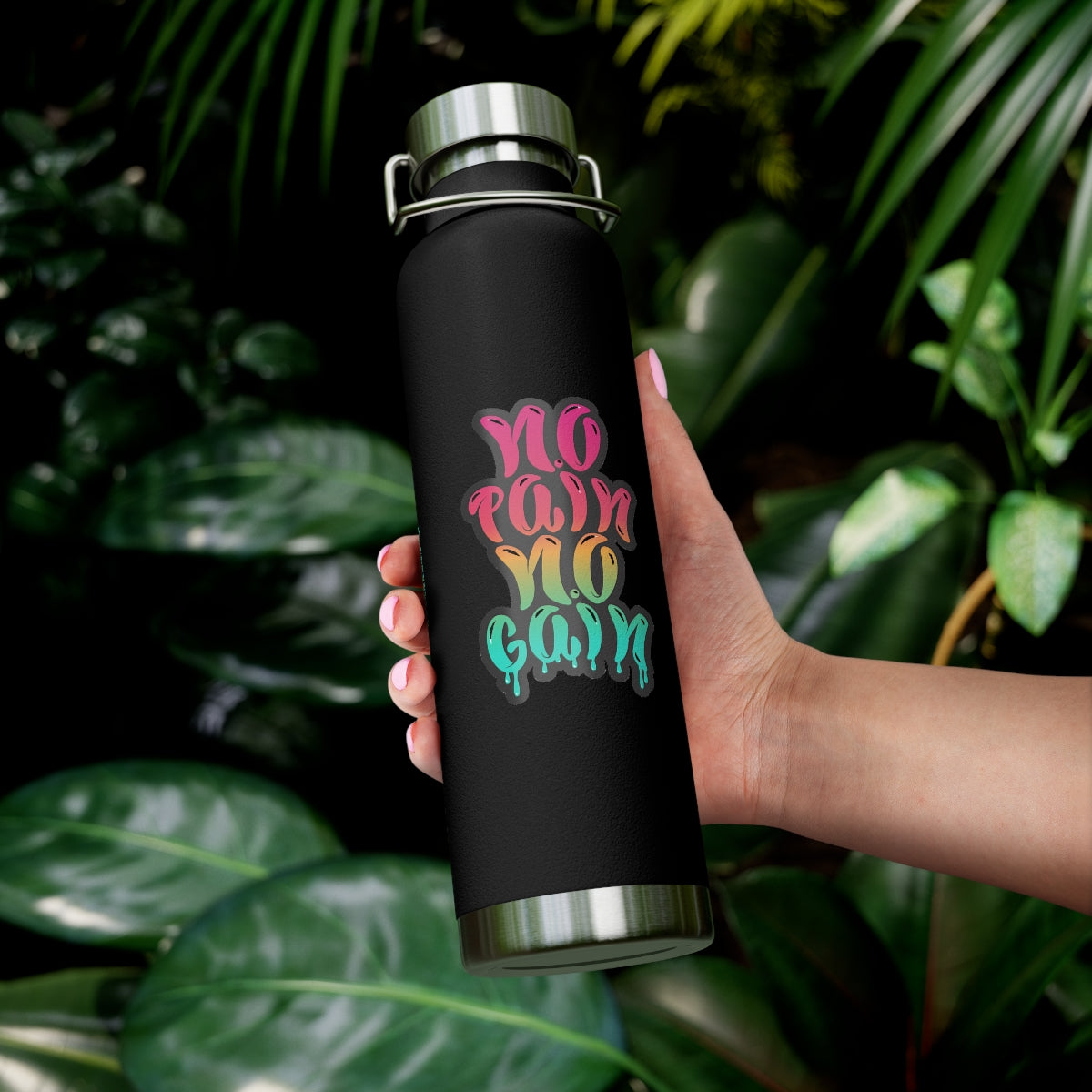 No Pain No Gain 22oz Vacuum Insulated Bottle