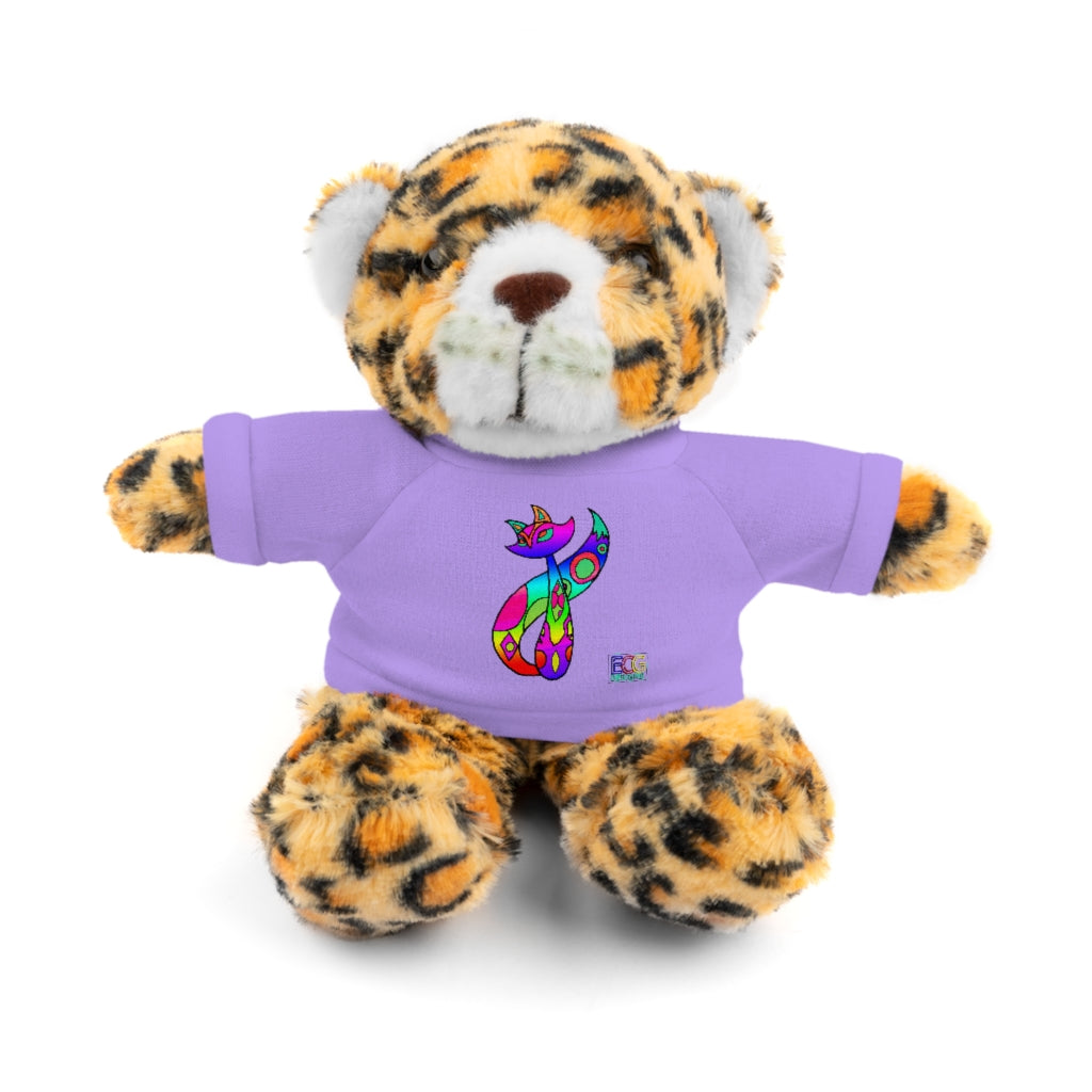 Rainbow Cat Stuffed Animals with Tee