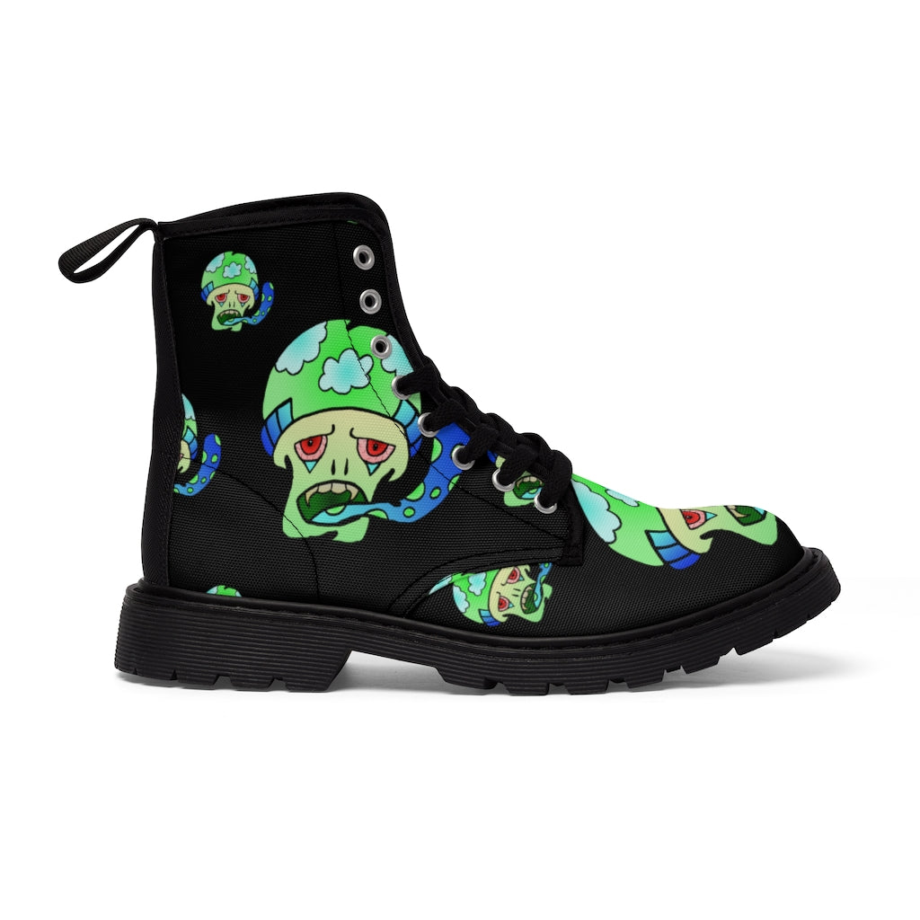 Green Shroom Men's Canvas Boots