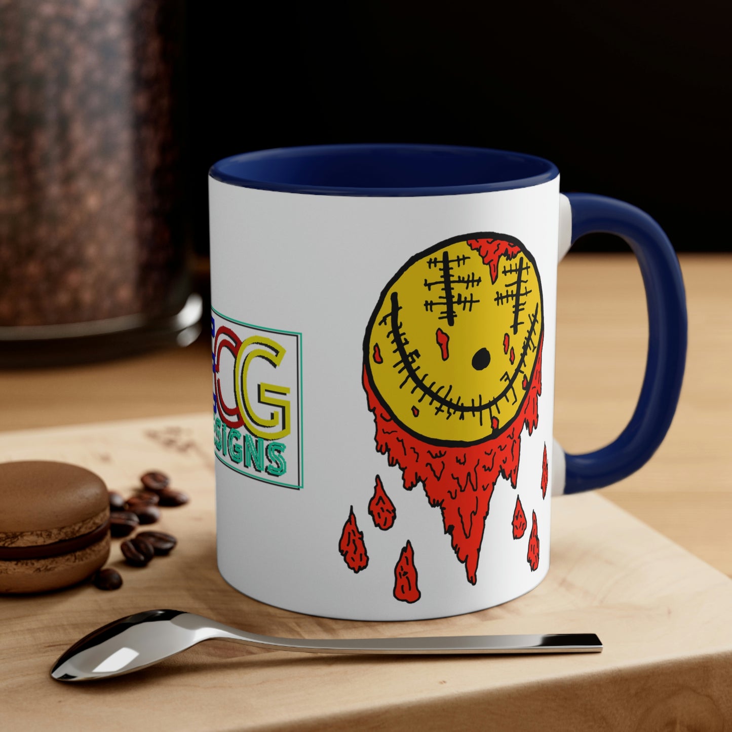 The Bloody Smile Accent Coffee Mug, 11oz