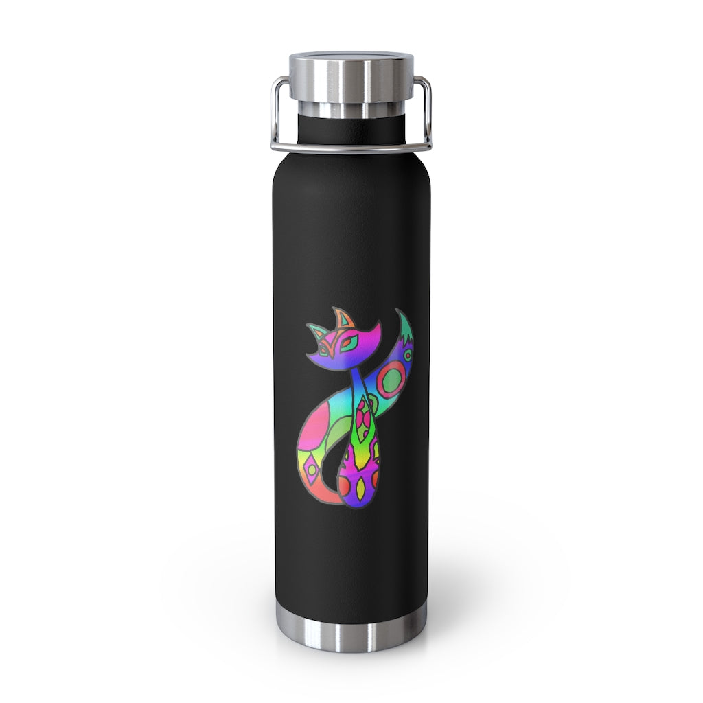 Rainbow Cat 22oz Vacuum Insulated Bottle