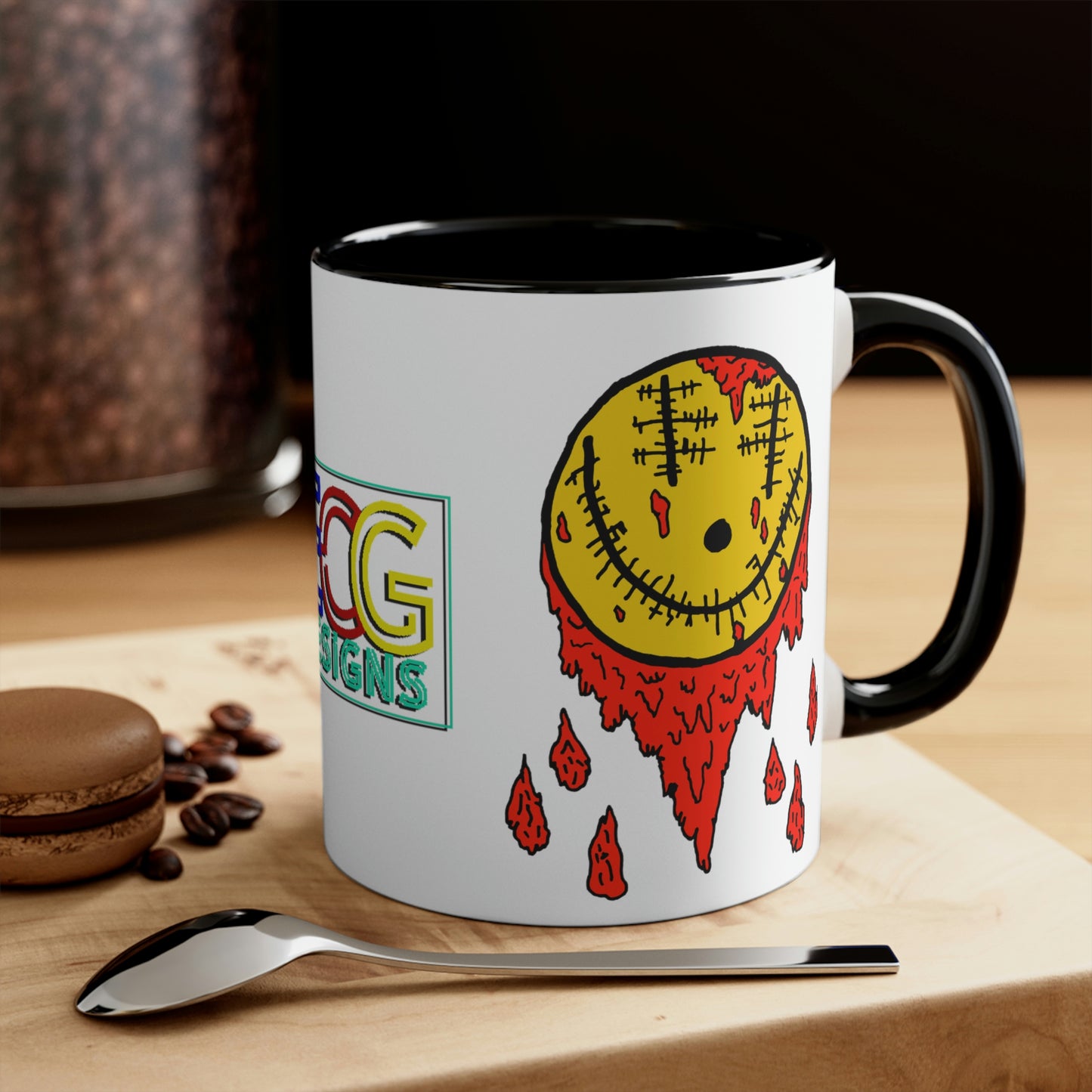 The Bloody Smile Accent Coffee Mug, 11oz