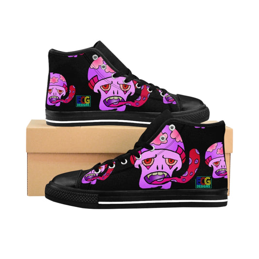 Pink Shroom Women's High-top Sneakers