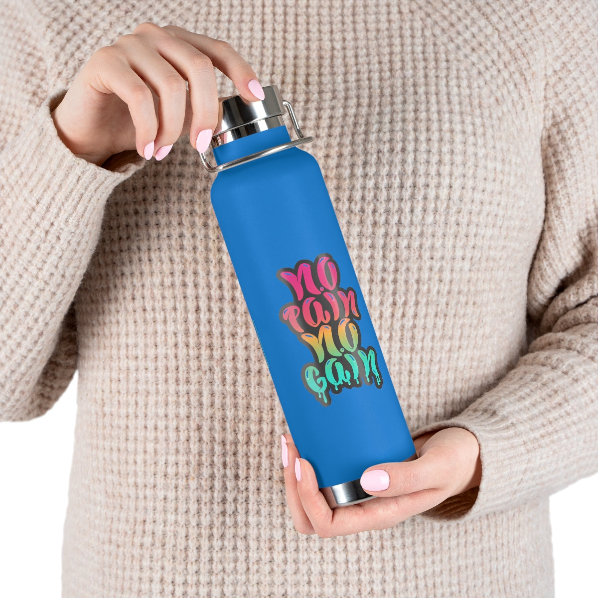 No Pain No Gain 22oz Vacuum Insulated Bottle