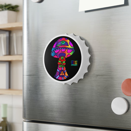 Rainbow Skull Shroom Bottle Opener