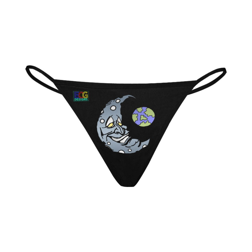 Silver Moon Women's All Over Print G-String Panties (Model L35)