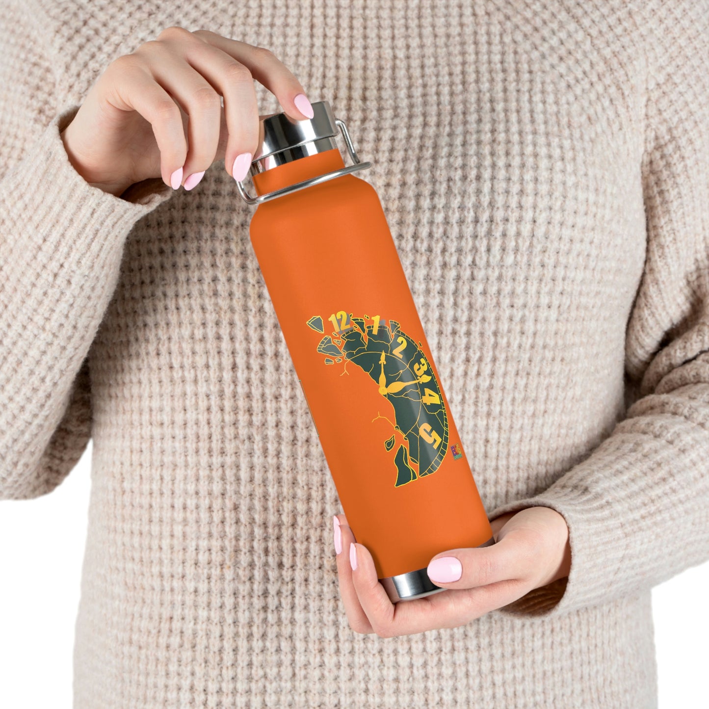 Broken Clock 22oz Vacuum Insulated Bottle