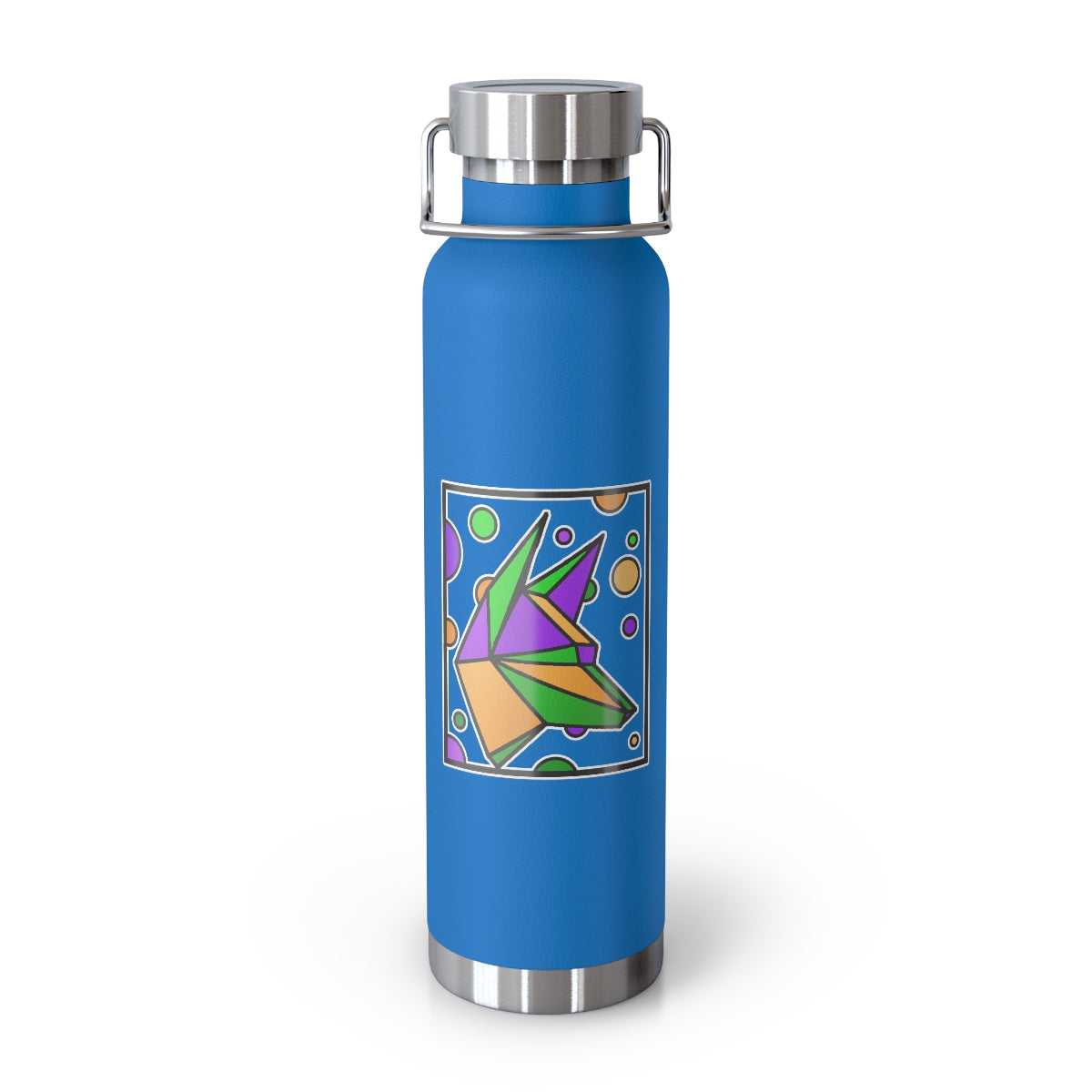 Mardi Gras Box Dog 22oz Vacuum Insulated Bottle