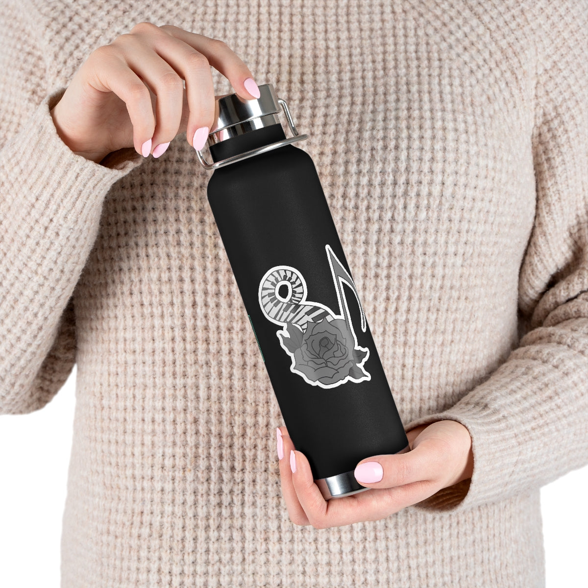 Musical Rose 22oz Vacuum Insulated Bottle