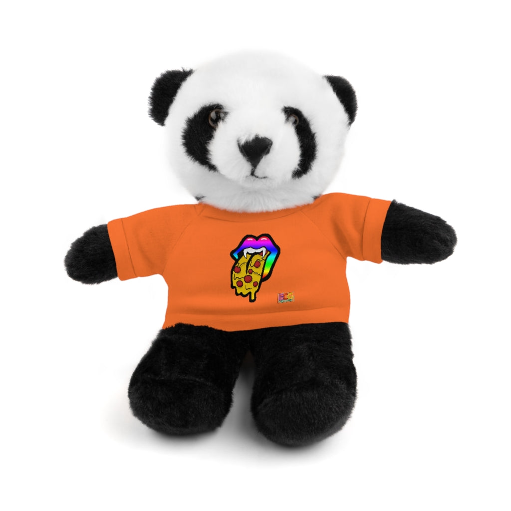 Rainbow Pizza Tongue Stuffed Animals with Tee