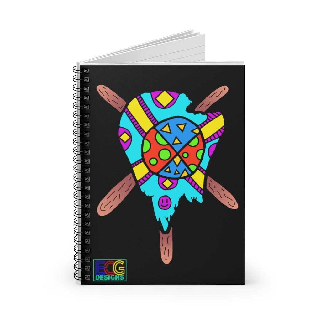 Multicolored Melted Popsicle Spiral Notebook - Ruled Line