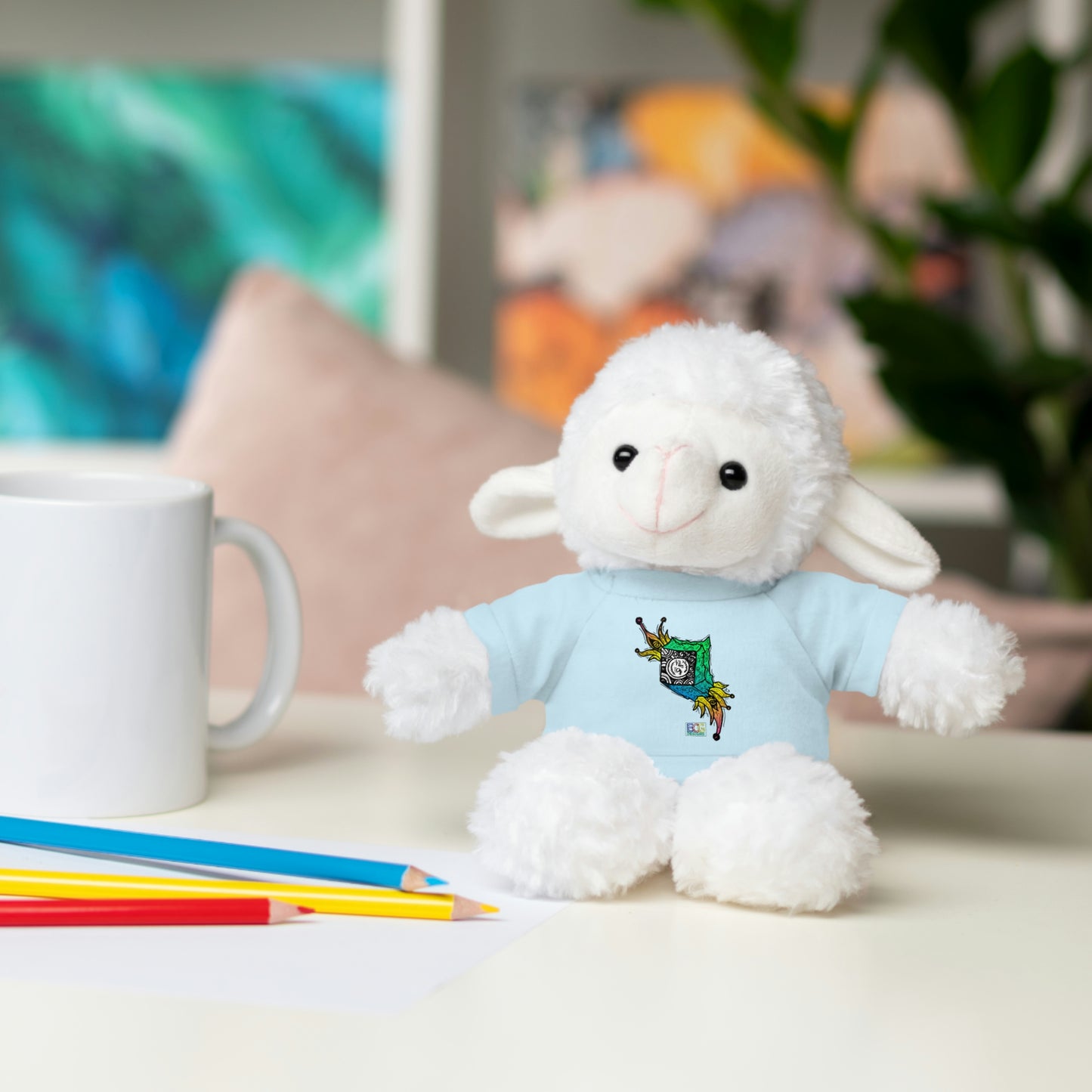 A Clock in a Box Stuffed Animals with Tee