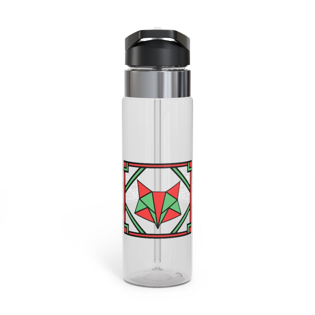 Red and Green Box Fox Kensington Tritan Sport Bottle, 20oz