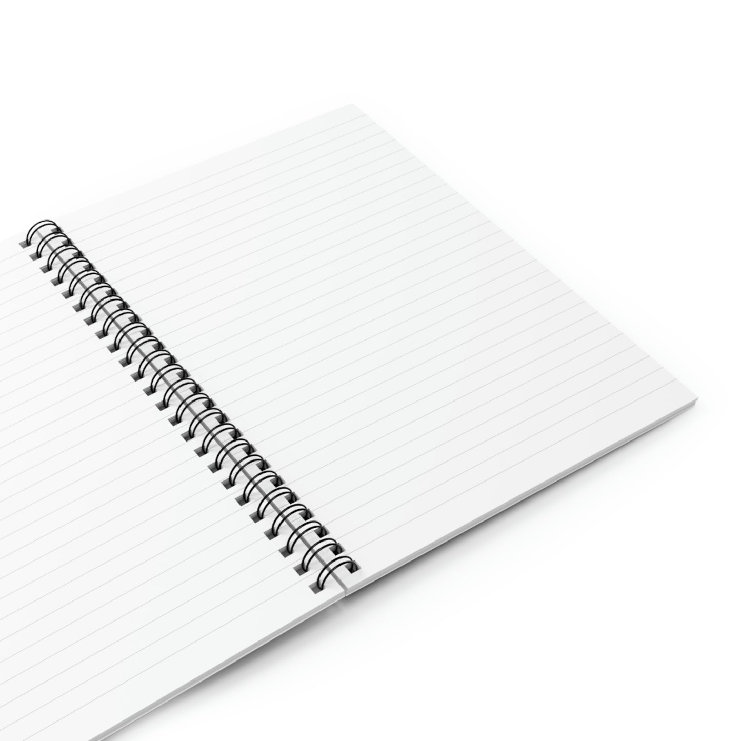 Cheesy Pizza Spiral Notebook - Ruled Line (Black)