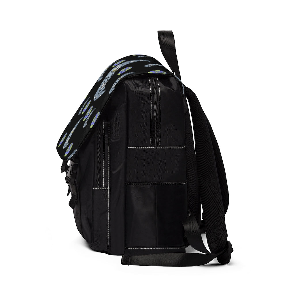 Silver Moon Unisex Casual Shoulder Backpack