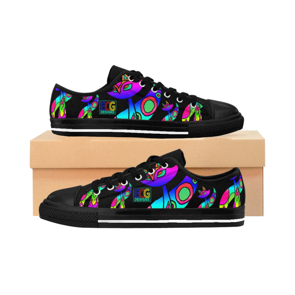 Rainbow Cat Women's Sneakers