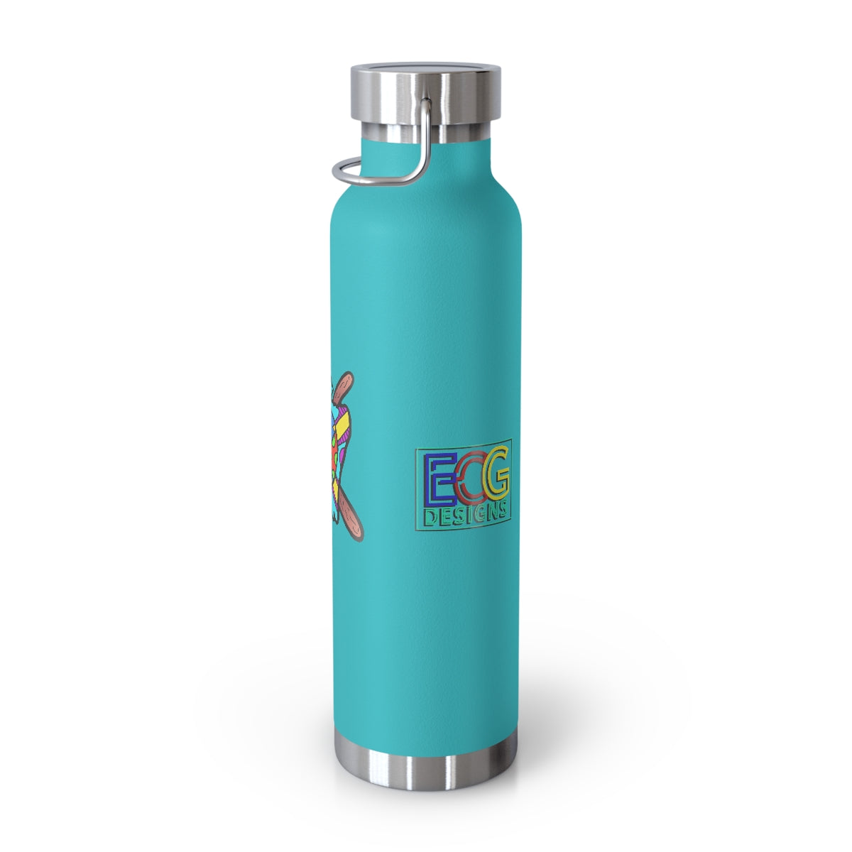 Multicolored Melted Popsicle 22oz Vacuum Insulated Bottle