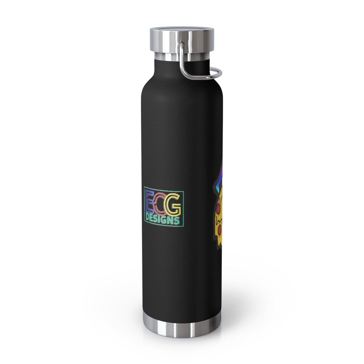 Rainbow Pizza Tongue 22oz Vacuum Insulated Bottle