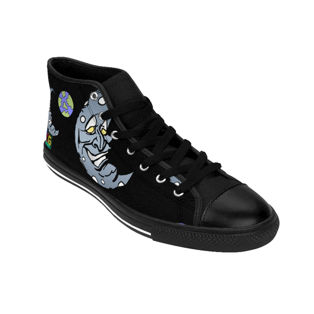 Silver Moon Men's High-top Sneakers