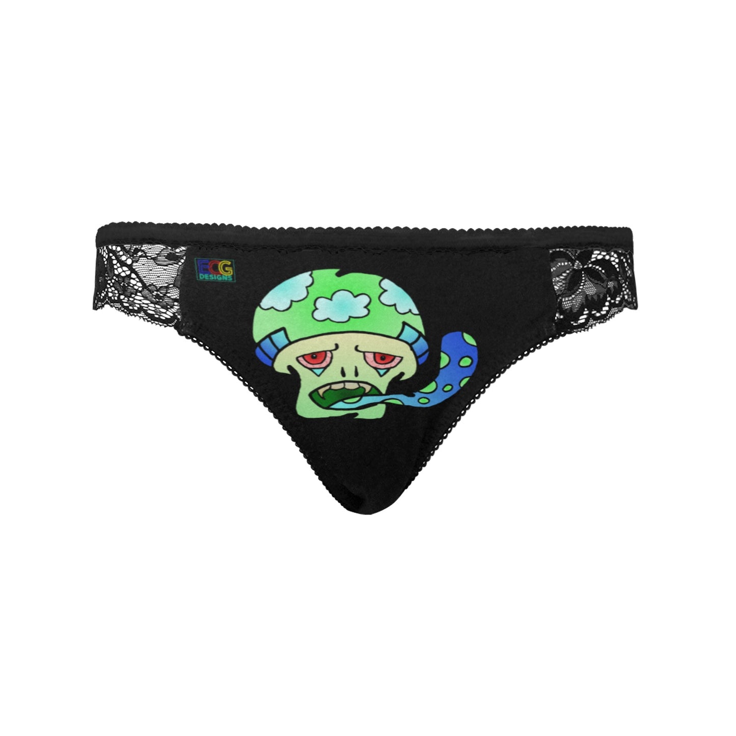 Green Shroom Women's Lace Panty (Model L41)