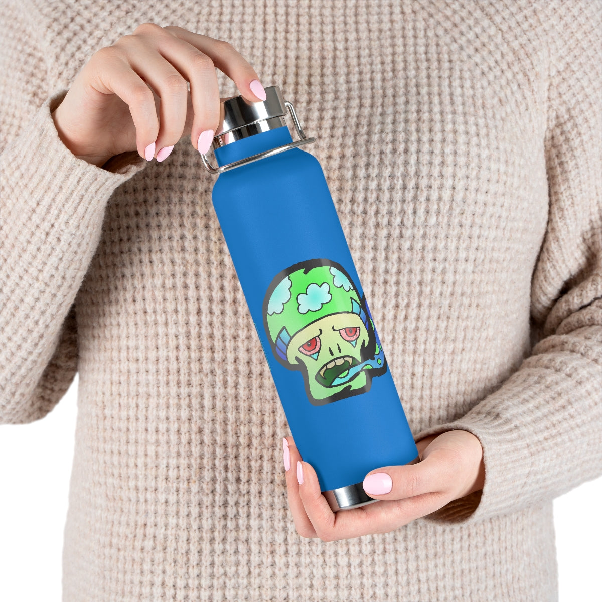 Green Shroom 22oz Vacuum Insulated Bottle