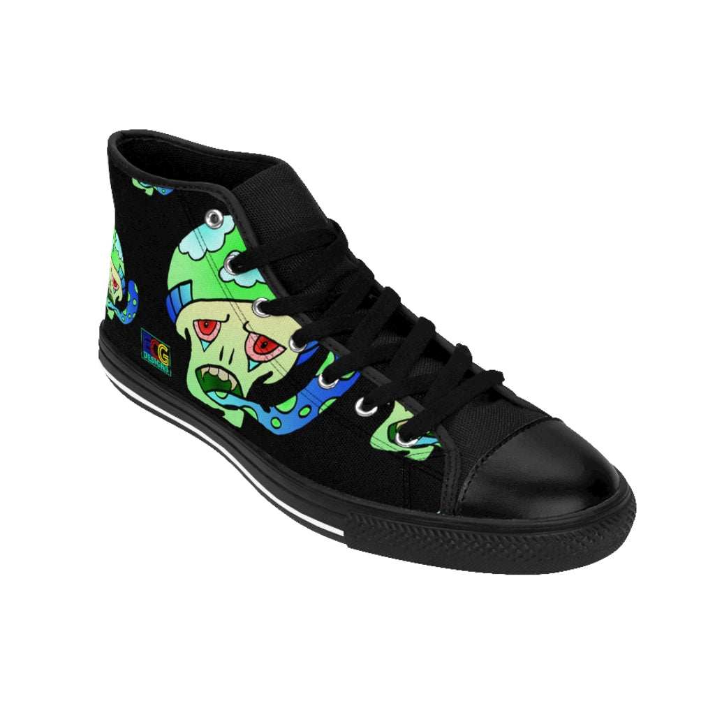 Green Shroom Men's High-top Sneakers