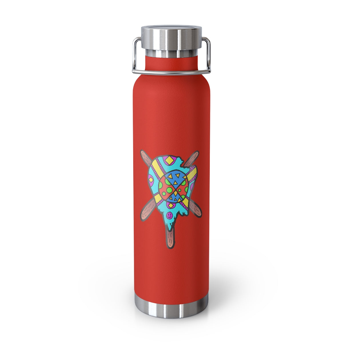 Multicolored Melted Popsicle 22oz Vacuum Insulated Bottle