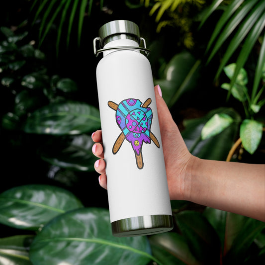 Blue and Purple Melted Popsicle 22oz Vacuum Insulated Bottle